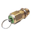 VALVULA SEGURIDAD 1/4" TARADA a 4.5 Bares/ Atms