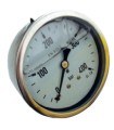 MANOMETRO AIXAL 0/400 BAR GLIC. INOX Ø 64MM R 1/4G