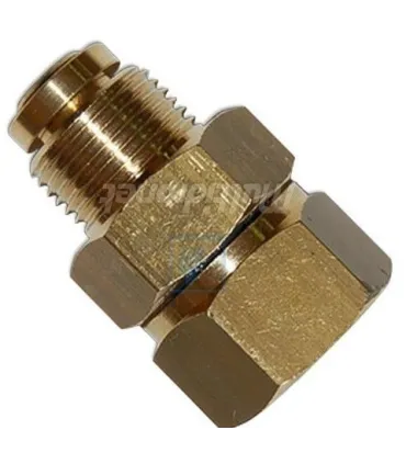 ENLACE GIRATORIO LATON 3/8 M-H CORTO BSP