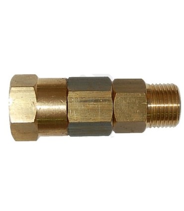 ENLACE GIRATORIO LATON 1/4 M-H LARGO BSP