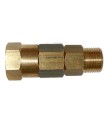 ENLACE GIRATORIO LATON 1/4 M-H LARGO BSP