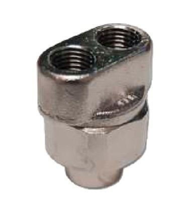 PORTABOQUILLAS DOBLE 1/4X1/4G