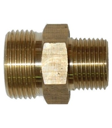 RACOR ALTA PRESION M-M BSP 3/8" x M 22/150