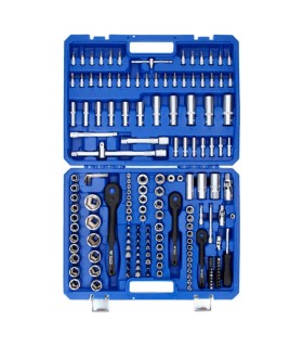 ESTUCHE LLAVES DE VASO 1/2"+3/8"+1/4" 172 piezas BTools