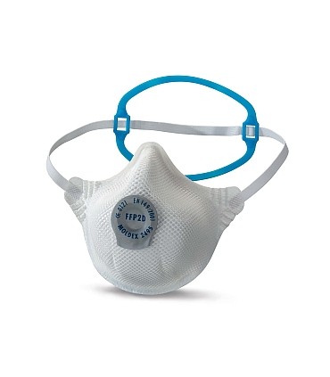 BLISTER 3 UD.MASCARILLA MOLDEX FFP2 D C/VALV+ARNES  ref.249511