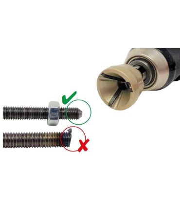 REBARBADOR ROSCA EXTERIOR 13-35mm MAX.400RPM