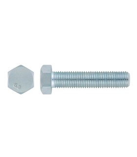 TORNILLO DIN 933 BAJA RESISTENCIA ZINCADO