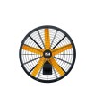 VENTILADOR INDUSTRIAL OSCILANTE PARED Ø90 CM 380W
