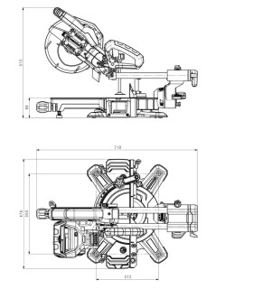 INGLETADORA TELESCOPICA METABO KGS18LTXBL216 Ø216