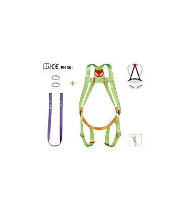 ARNES ANTICAIDAS C/ESLINGA+2 MOSQ.+MOCHILA. CUMPLE CE EN361