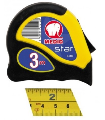 FLEXOMETRO 5 M CENTIMETROS Y PULGADAS ECO