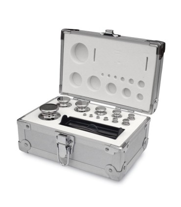 ESTUCHE DE PESAS DE 1 G - 2 KG M1 CROMADO