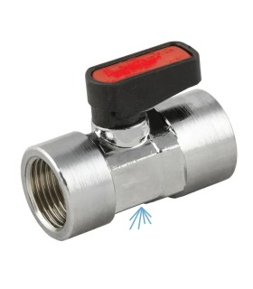MINI VALVULA BOLA CON DESCARGA 3/8" 6600