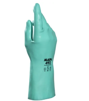 GUANTES LARGO DESTREZA NITRILO T6