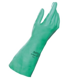GUANTES LARGO DESTREZA NITRILO T6