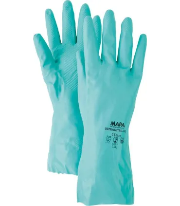 GUANTES LARGO DESTREZA NITRILO T8