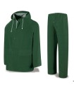 TRAJE IMPERMEABLE VERDE C/SOPORTE TM