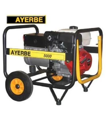 GRUPO ELECTROGENO MONOFASICO MOT.HONDA 9CV- 4,8/5KVA C/RUEDAS. ARRANQUE MANUAL
