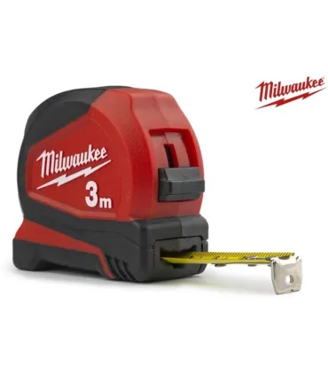 FLEXOMETRO MILWAUKEE METRICO 3Mx16mm C/FRENO