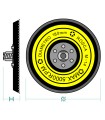 DISCO ESPONJA VELCRO 180 M-14