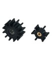 TURBINA BOMBA NEOPRENO 57x32 EJE ESTRIADO 16mm