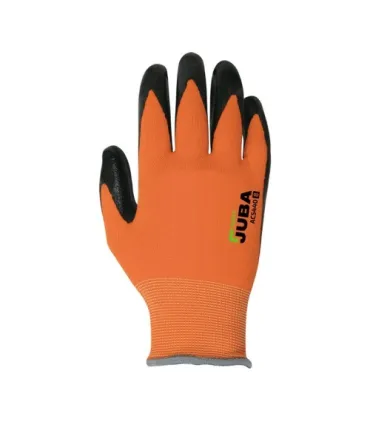 GUANTES JUBA DE NYLON SIN COSTURAS CON RECUBRIMIENTO
