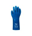 GUANTES JUBA DE PVC SIN COSTURAS Y CON SOPORTE DE ALGODÓN