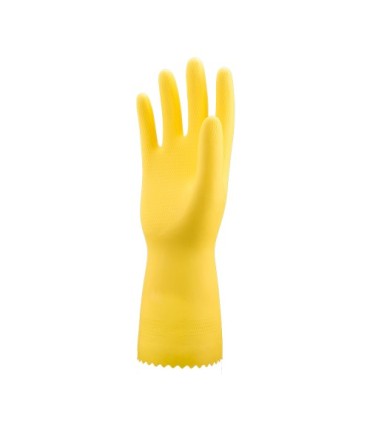 GUANTES DE LÁTEX JUBA NATURAL FLOCADO LIGERO