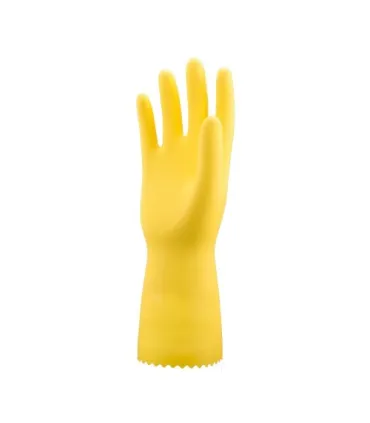 GUANTES DE LÁTEX JUBA NATURAL FLOCADO LIGERO