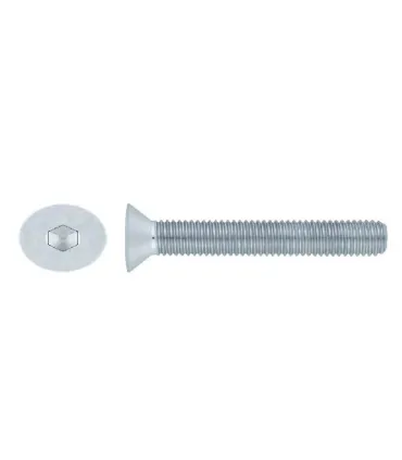 M10X20 TORNILLO AVELLANADO DIN 7991 10.9 ZINCADO