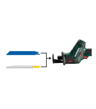 SIERRA SABLE METABO SSE 18 LTX COMPACT 18V SOLO CARCASA