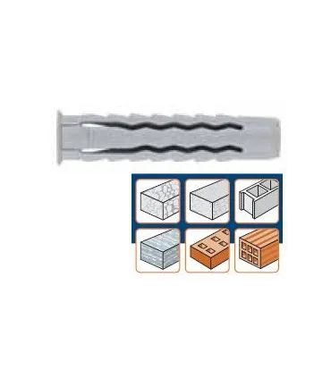 CAJA 100 TACOS LARGO 4 SEGM. 6x45