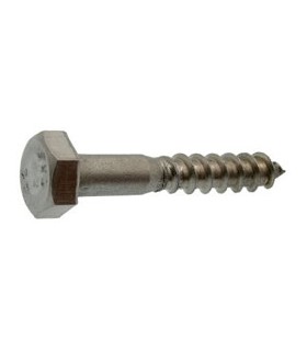 M6X30 TORNILLO TIRAFONDO DIN 571 INOX A2