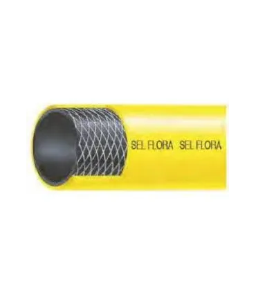 ROLLO 50 METROS TUBO JARDIN AMARILLO Ø19MM 3/4