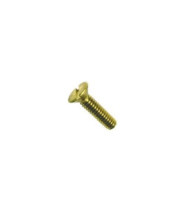 1/4X25 TORNILLO AVELLANADO RANURADO DIN 63 LATON