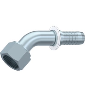 HEMBRA GIRATORIA ORFS 45° ASIENTO PLANO 1" 14H UNF DN 5/8"