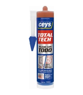 CARTUCHO ADHESIVO SELLADOR T-TECH MARRON 290 ml