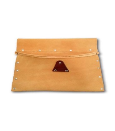 BOLSA PLANA DE CUERO REF. B11