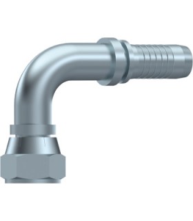 HEMBRA GIRATORIA 90° JIC37° 7/16" 20H UNF DN 1/4"