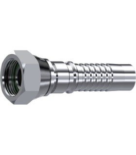 HEMBRA GIRATORIA RECTA CONO 60° +JUNTA, INTERLOCK 2" BSP DN 2"
