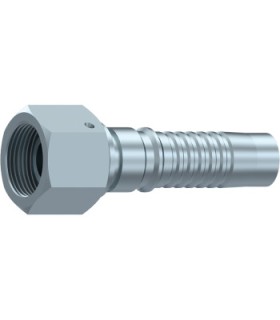 HEMBRA GIRATORIA RECTA CONO 60° +JUNTA, INTERLOCK 1" BSP DN 1"