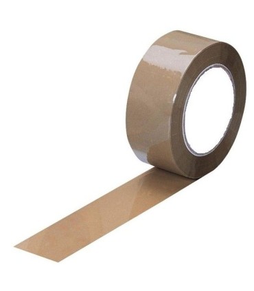 ROLLO CINTA PRECINTO MARRON 50mm x 66m