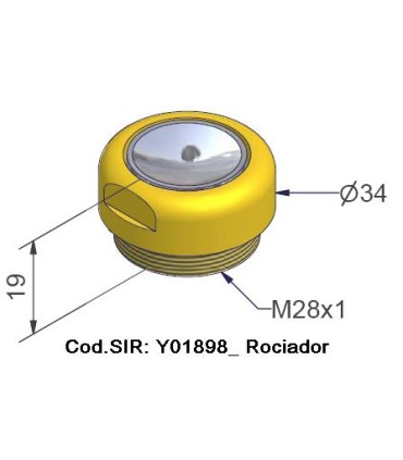 ROCIADOR RECAMBIO LAVA-OJOS