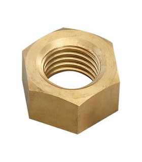 TUERCA LATON HEX M10 ESPECIAL ALTURA 14mm
