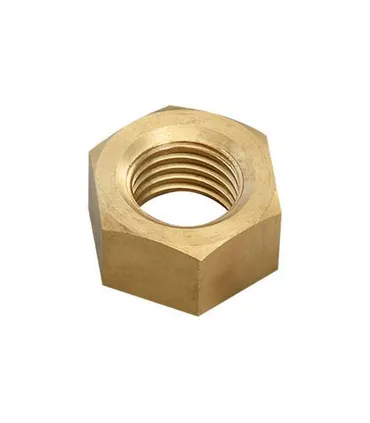 TUERCA LATON HEX M10 ESPECIAL ALTURA 14mm