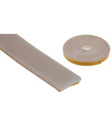 MT.PERFIL SILICONA ATOXICA BLANCA CEL 8ShA C/ ADHESIVO 10x5mm