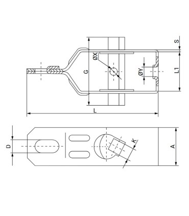 TENSORES CABLE VALLA GALVANIZADO