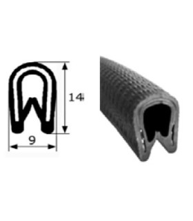 METRO PERFIL TIPO "U" ALMA METAL 14x9  Int. 1-4mm