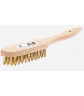 CEPILLO C/MANGO 4 HILERAS LATON ANTICHISPA 435HI