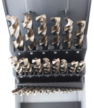 JUEGO 25 BROCAS DIN338N HSSE COBALTO 1-13x 0,5mm
